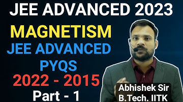 JEE Advanced 2023: MAGNETISM JEE ADVANCED PYQS (2022 - 2015) Part-1 @physicsforall5767