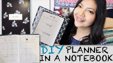 DIY Planner In A Notebook
