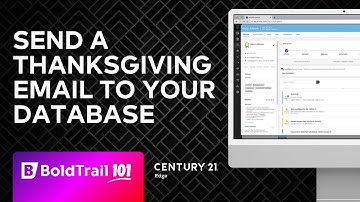 Send a Thanksgiving Email to Your Database with BoldTrail PRO!