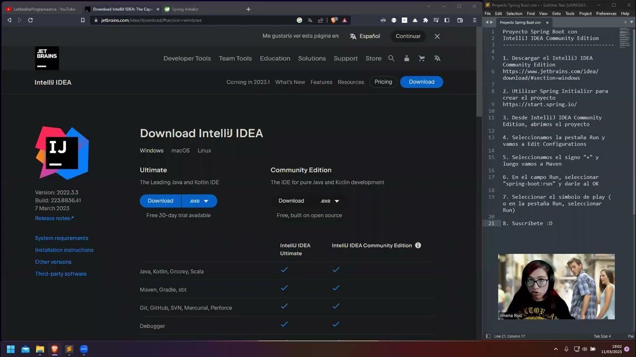 Proyecto spring boot con intellij community edition maven youtube