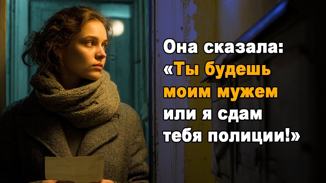 Она сказала: «ты будешь моим мужем или я сдам тебя полиции!»