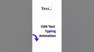 CSS Text Typing Animation Tutorial #csscoding #css #cssanimation #textanimation #typing #text