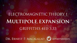 Potentials: Multipole Expansion Griffiths 3.33