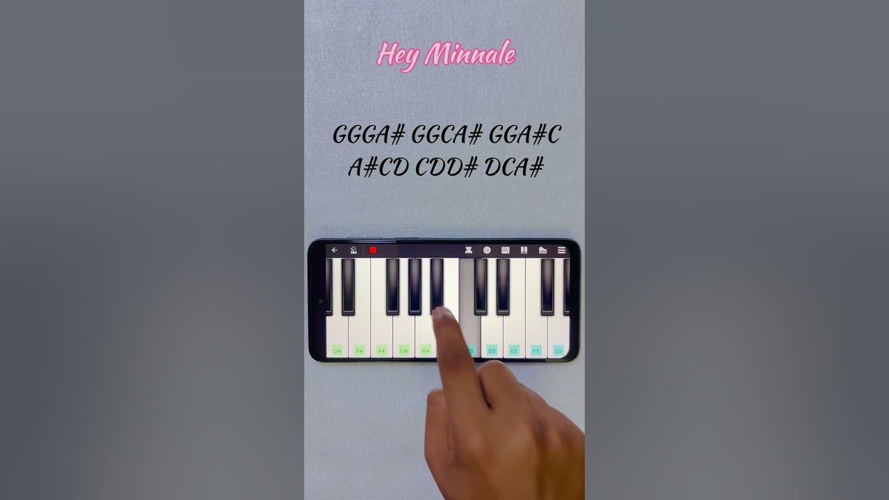 Hey Minnale | Amaran | Piano Song Tutorial | #shortsfeed #shorts #shortvideo Hey Minnale | Amaran | Piano Song Tutorial | #shortsfeed #shorts #shortvideo