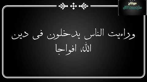سوره النصر / الشيخ فارس عباد(1)