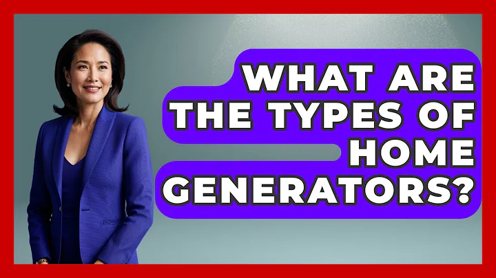 What Are The Types Of Home Generators? - Weather Watchdog