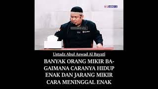 BANYAK ORANG MIKIR BAGAIMANA CARA HIDUP ENAK
