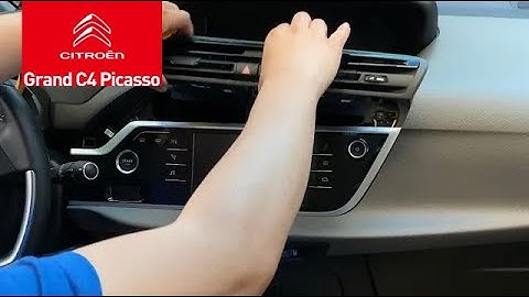 Citroen Grand Picaso center vent, touch panel, multimedia module Replace / 그랜드피카소 송풍구,터치패널, 멀티미디어 탈거