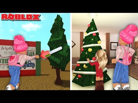 decorating-our-christmas-tree-on-bloxburg🎄-|-roblox-roleplay