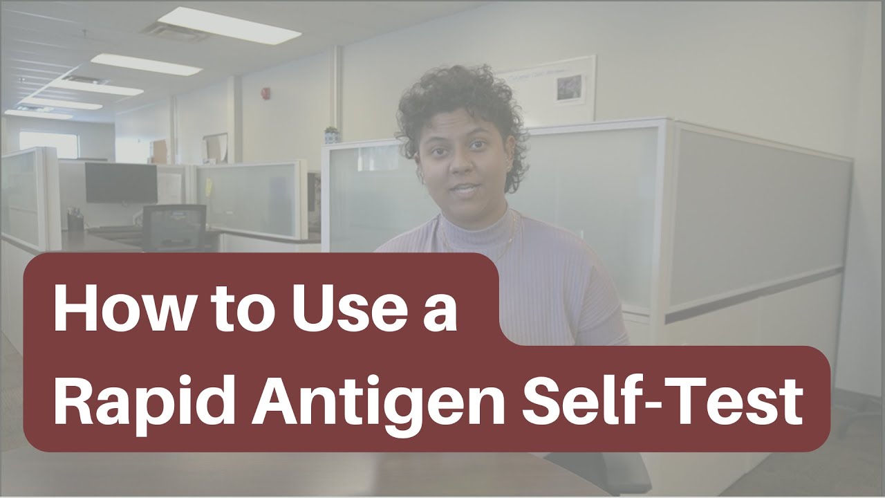 How to Use a Rapid Antigen Self-Test - YouTube