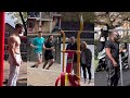 HEAVYWEIGHT CALISTHENICS WORKOUT & CRAZY REACTIONS