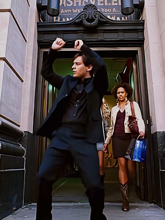 I knew the dance looked familiar 🤣🤣😍 #tobeymaguire #spiderman #spidermanedit #edit #peterparker