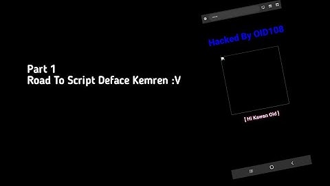 Buat Script Deface Ala Gw Mwhee