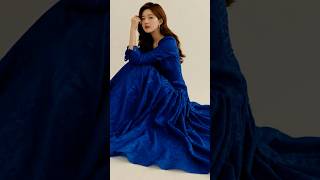 Lusi Is Looking So Beautiful In Blue Dress Lusi