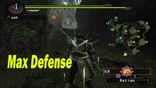 Cheat Code Monster Hunter - Max Defense (PCSX2)