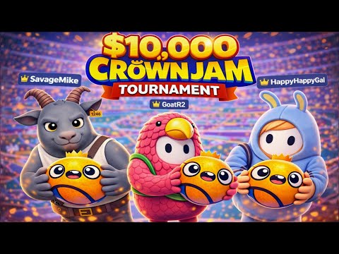 We Competed in a $10,000 Crown Jam Tournament... THIS WAS INSANE! (ft. HappyHappyGal & GoatR2)