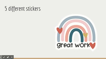 boho digital stickers animated   Google Slides