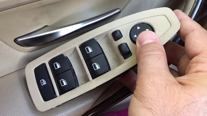 Replace BMW 2014 328i Driver Window Switch