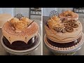 Como decorar pasteles de chocolate bonitos y sencillos | Decoración de pasteles hermosos