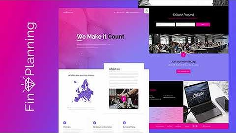 FinPlanning - Business & Financial consulting HTML Template | Themeforest Website Templates and