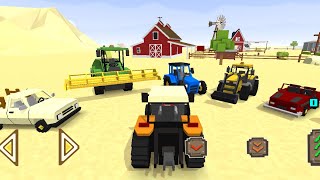 A step by step guide on how to play Blocky Farming and Racing Simulator | real farmer life screenshot 5