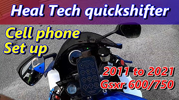 Heal Tech quickshifter gsxr 600 android app easy set up. Part#3