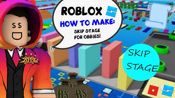 ROBLOX STUDIO | How to make a Skip Stage (Dev Product & Datastore!) [Within 15 Minutes]