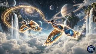 Beyond the Universe 🌌✨ | Heavenly Cosmic Ocean & Floating Kingdoms | Relaxing Space Ambience