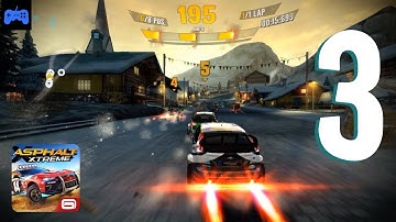 Asphalt Xtreme Walkthrough - Gameplay Part 3 - Carrer: Levels 1-2: High Altitude - GamingAdrish