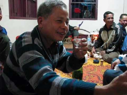 Sharing Lao Lao with Tai Daeng (Red Tai) Shamans