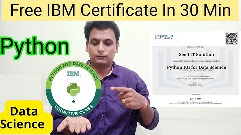 IBM Launched Free Python And Data Science Official Certification | Python For Data Science