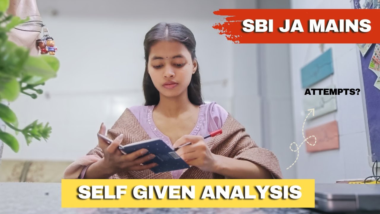 SBI JA MAINS: Self given analysis 🎯 | English section 😖😖 | Attempts??