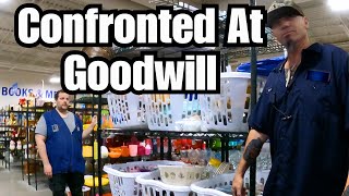 Goodwill CONFRONTATION | High Thrift Store Prices | Thrifting For Reselling