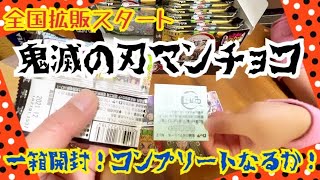 【鬼滅の刃】コンプしたい！鬼滅の刃マンチョコ 一箱 鬼滅の刃マンチョコビックリマンチョコ【mucciTV】 Demon Slayer 開封 予約 レア シークレット スーパー 配列 ロッテ ウエハース