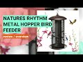 Review: Nature's Rhythm Metal Hopper Bird Feeder - Dual Chambers &amp; 10 Feeding Ports