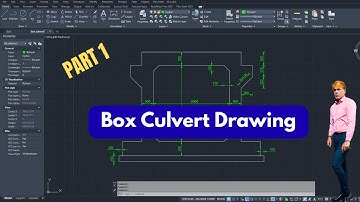 How to Draw Box Culvert in AutoCAD | Civil Engineering Drawing Part 1