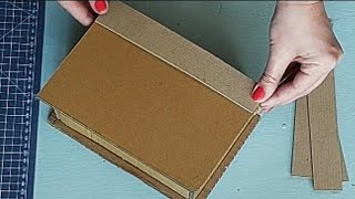 Дивовижна шкатулка-книга з картону своїми руками 💥great cardboard idea