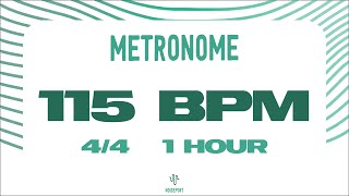 115 BPM Metronome [1 HOUR]