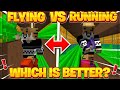Flying Vs Running!! (The BEST Way to Farm) -- Hypixel Skyblock