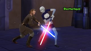 Los Sims 4 - [StarWars] Asajj Ventress &amp; Obi-Wan Kenobi [Ventrobi]