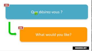 Learn French phrases # Que désirez vous screenshot 5