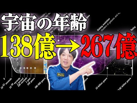 【新説】宇宙の年齢が138億年ではなく267億年だった！【宇宙】