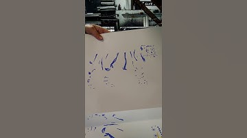 How I made my Magical Tiger screen print - Layer 1 -  blue
