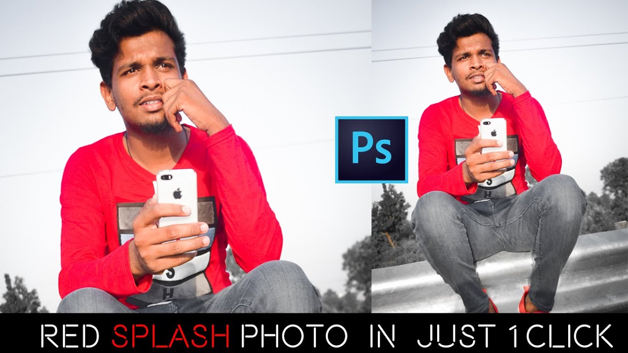 PHOTOSHOP TUTORIAL | RED TONE | EDIT IN EASY STEPS | DOWNLOAD PRESET ...