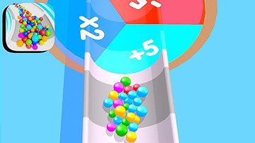 Ball Stack Road - All Levels Gameplay Android,ios (Levels 1-4)
