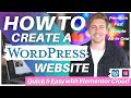 How To Create A WordPress Website using Elementor Cloud | WordPress Tutorial for Beginners (2023)