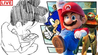 🔴LIVE: Reacting to Nintendo Direct! plz gimme 3D mario and 2D sonic game