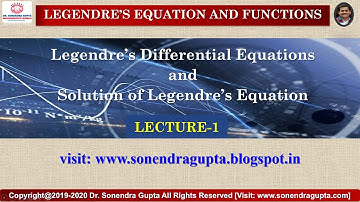 Legendre Polynomial-Series Solution of Legendre