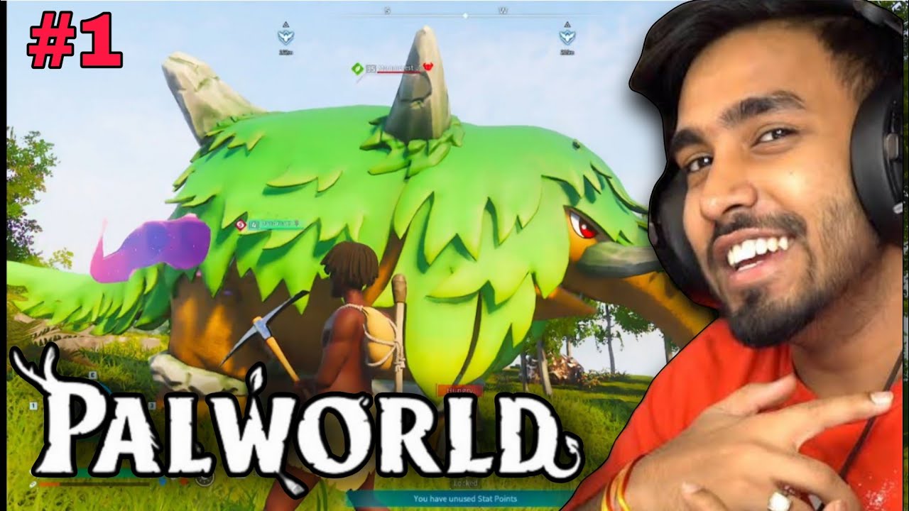MY FIRST DAY IN NEW WORLD OF POKEMONS | PALWORLD GAMEPLAY #1 | PALWORLD ...