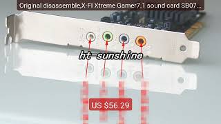 Original disassemble,X-FI Xtreme Gamer7.1 sound card SB0730 support... — Top Rated 2026 | Buy Now!